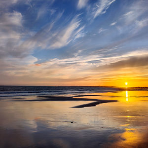 Coucher de soleil à la Faute sur Mer