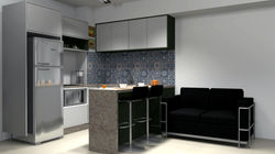 COZINHA DELINEADA COM VERDE OLIVA