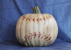 Baseball, frontal view