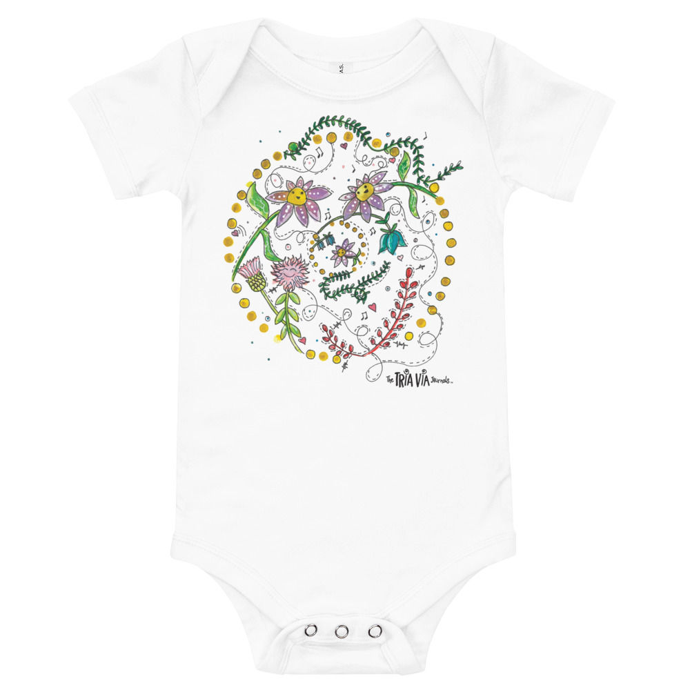 TVJ2 Garden Baby onesie
