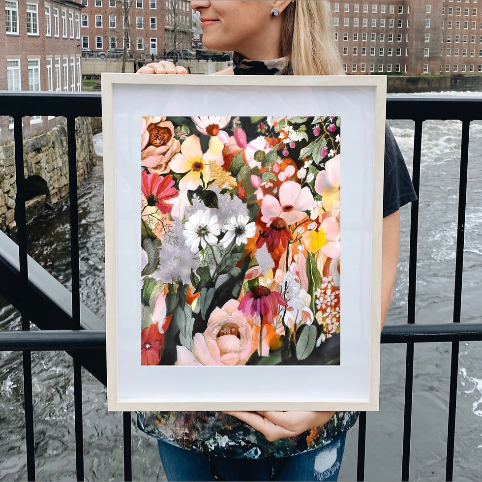 Thumbnail: "Floral Flow" Print (11x14)