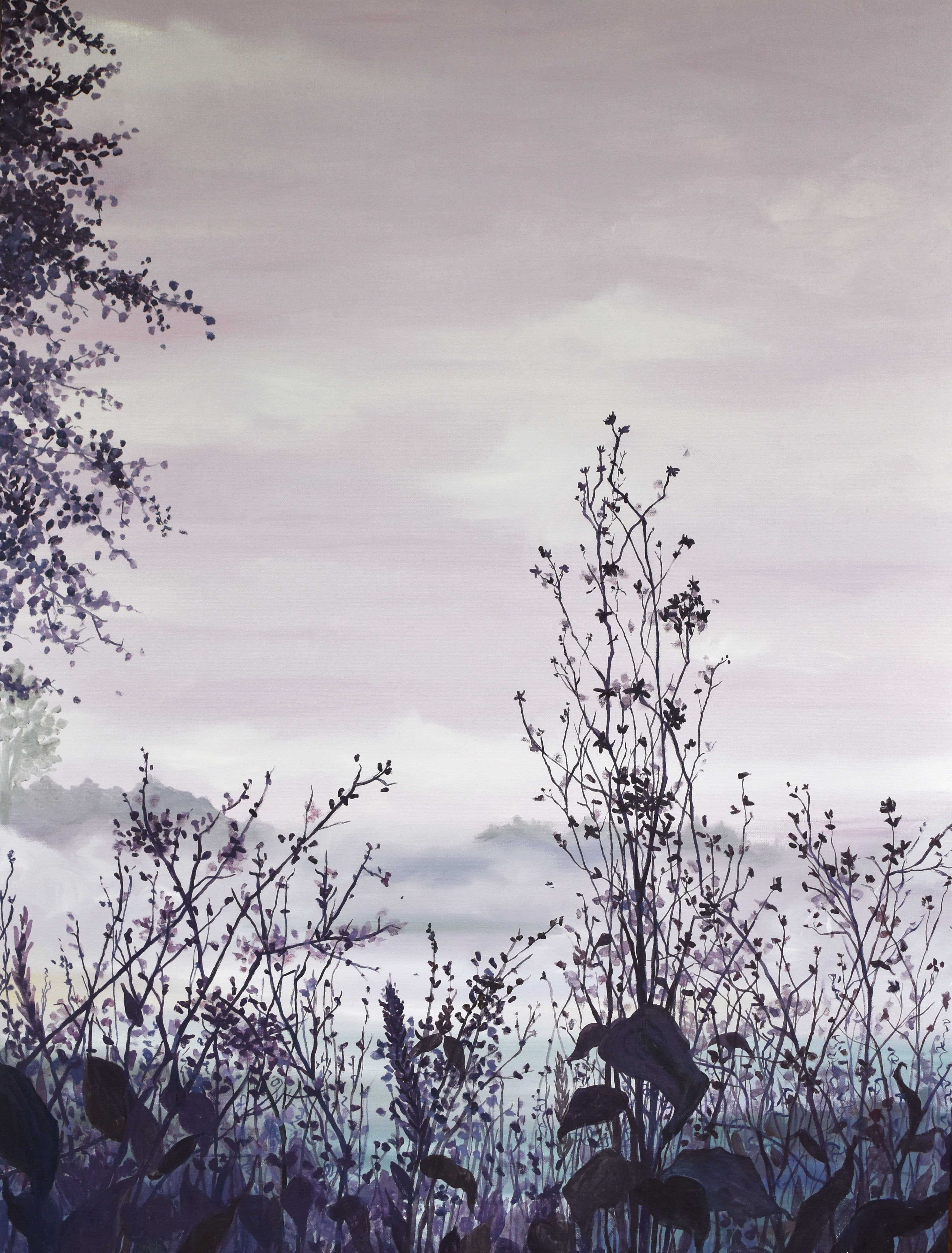 A Beautiful Tangle of Withered Weeds (40"x30")