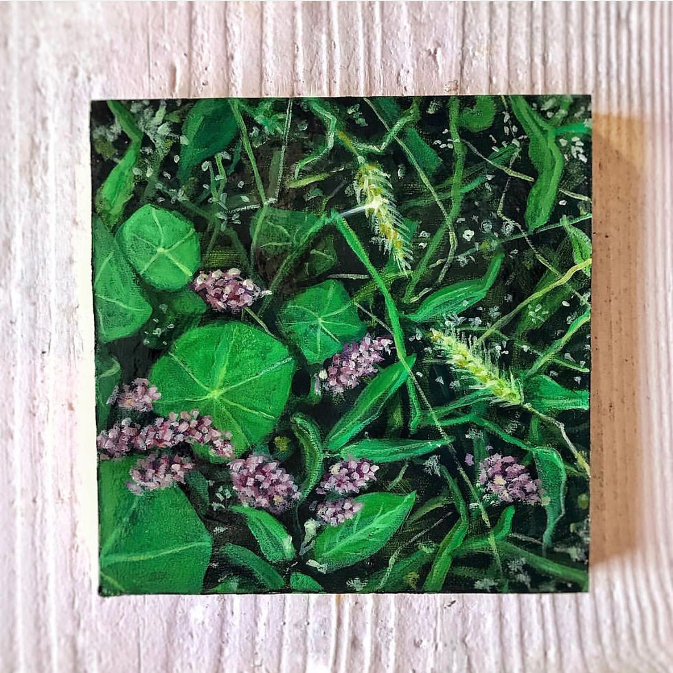 The Grass Is Greener (6"x6")