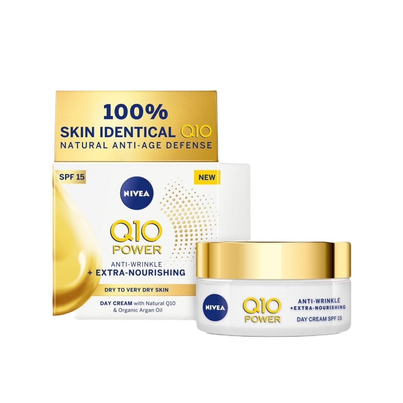 Nivea Q10 Anti-wrinkle Extra-Nourishing Day cream Spf15