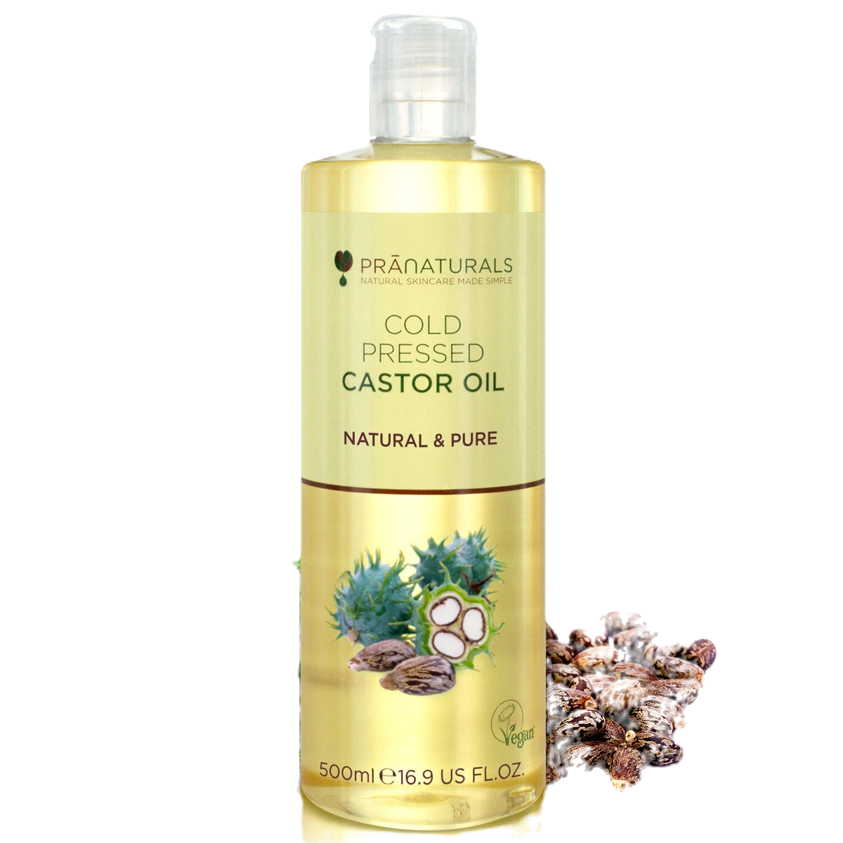 Pranaturals Cold Pressed Castor Oil