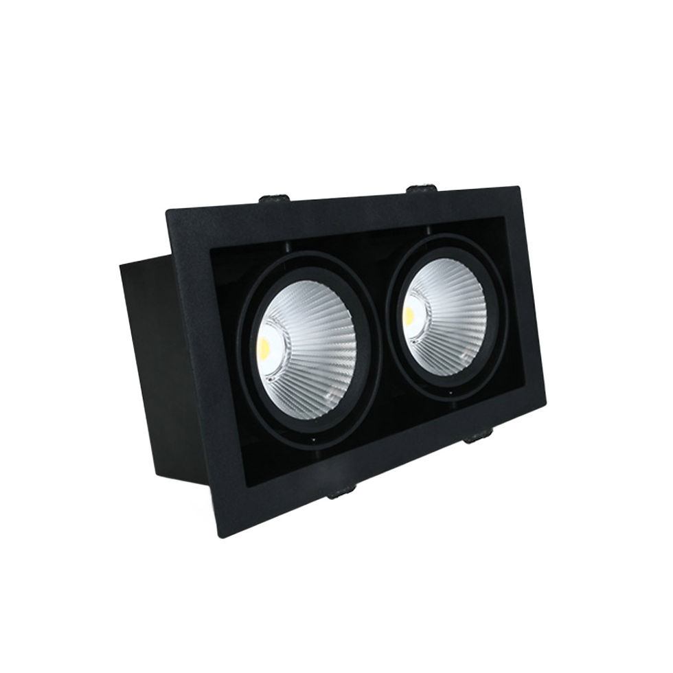 Thumbnail: 2x30W Square COB LED Recessed Downlight