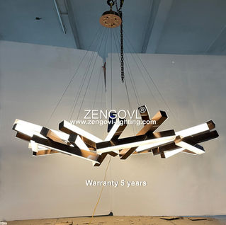 (086) Modern simple design chaos piano keys chandelier