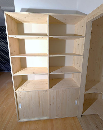 Sur mesure; sur mesure; dressing; bois massif; gain de place; optimisation