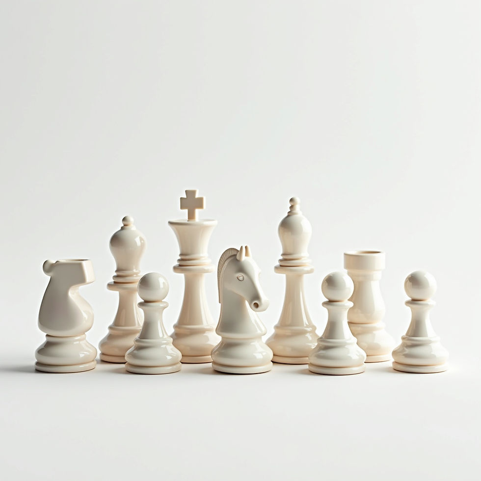Pions d'échecs Nacrés