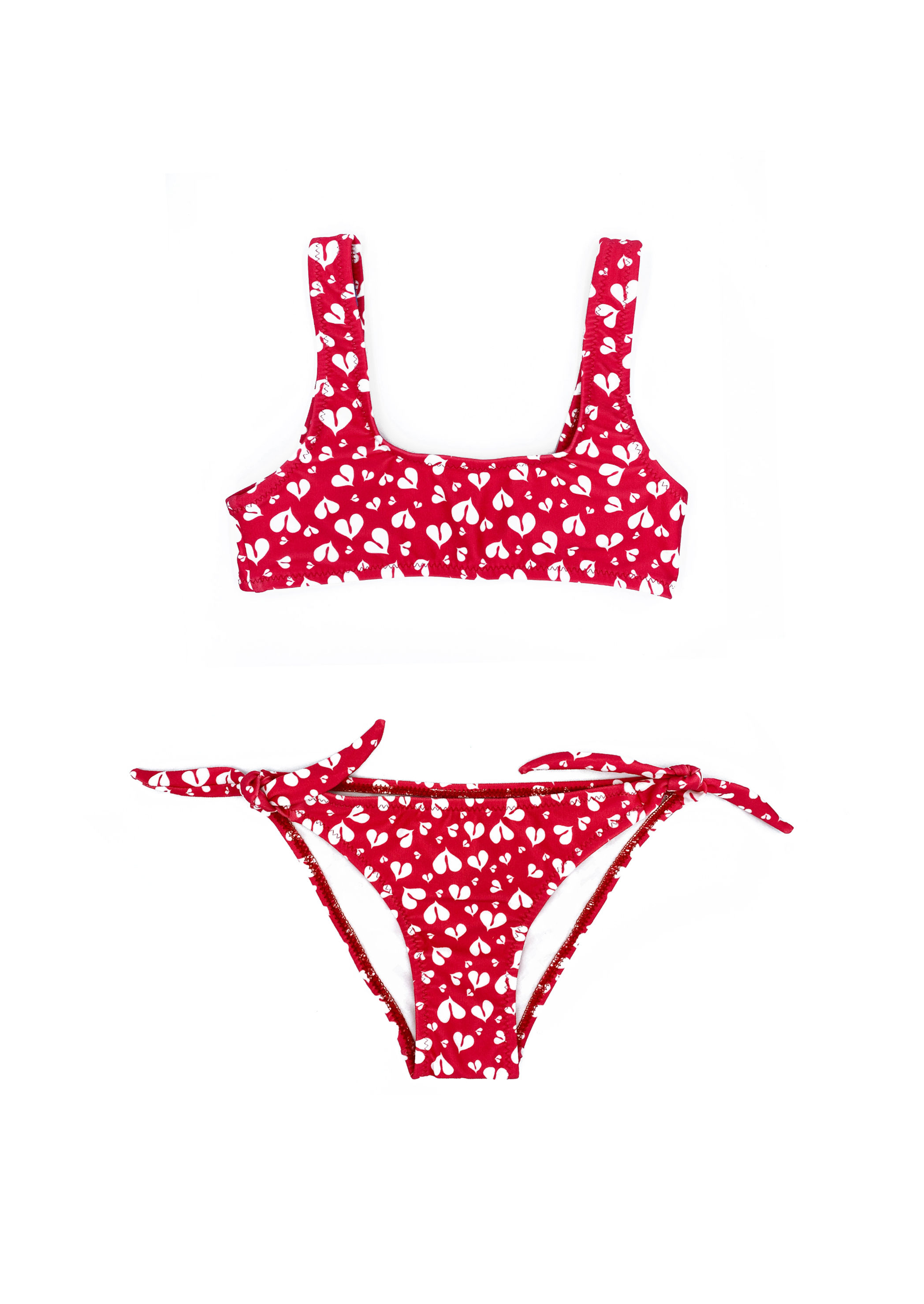 Annie's red hearts bikini