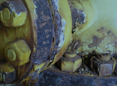 Rusting wellhead