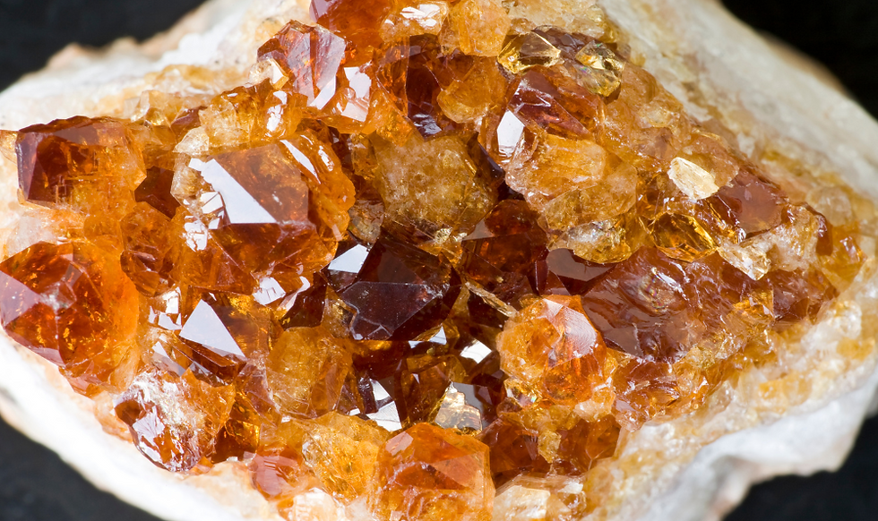 citrine crystals