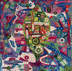 #024 60 x 60 cm Acrylic on canvas