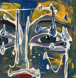 #090 40 x 40 cm Acrylic on canvas