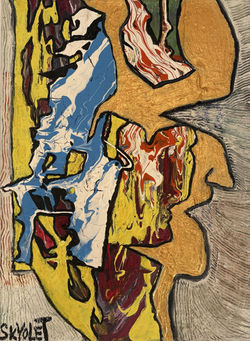 #076 30 x 40 cm Acrylic on canvas