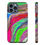 Thumbnail: Neon Futurism Phone Case — Vibrant Glowing Abstract Digital Design