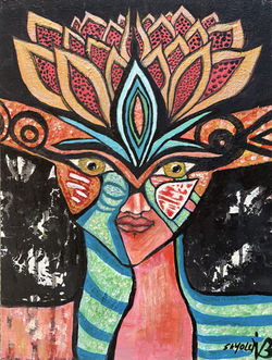 #070 30 x 40 cm Acrylic on canvas board