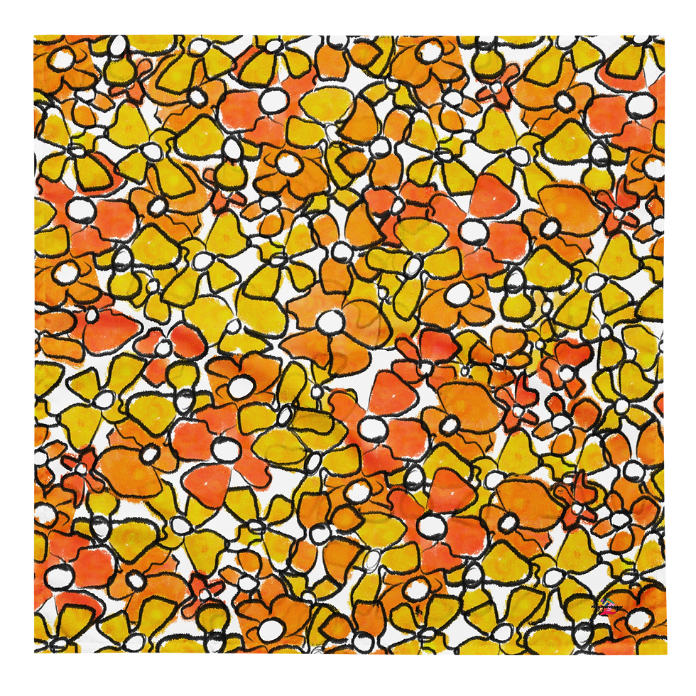 vicki in her 60s All-over print bandana