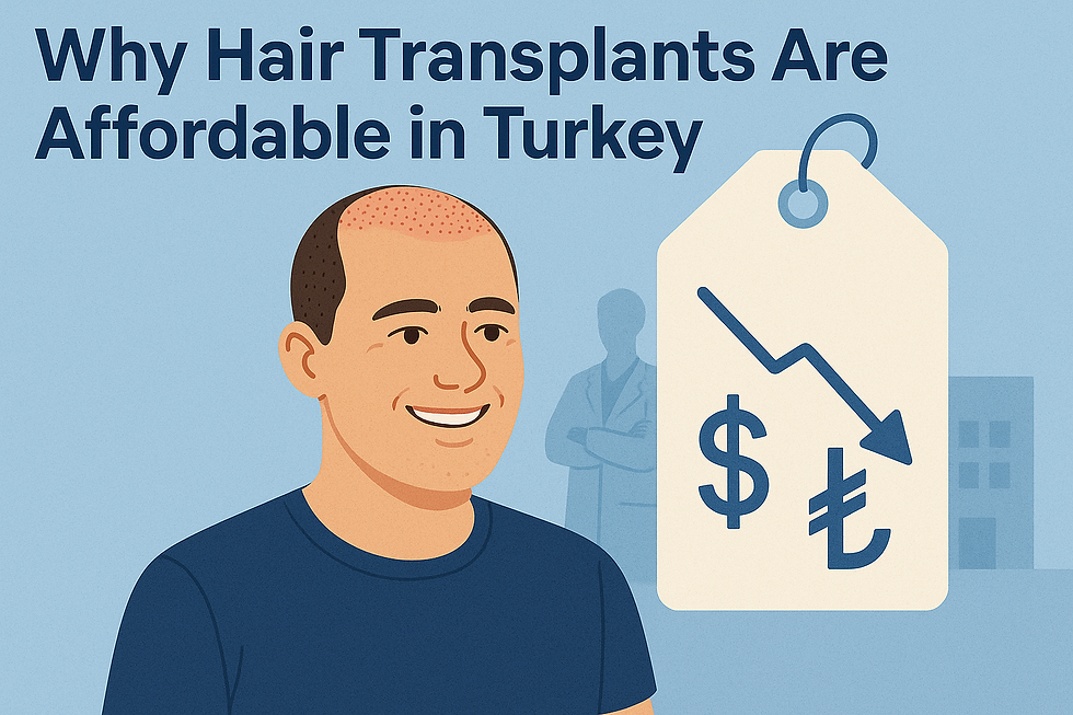 Cost of Hair transplant in Turkey