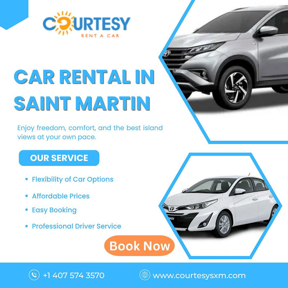 Car rental in Saint Martin