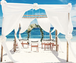 Beach Wedding Setup