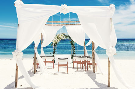 Dossel do casamento de praia