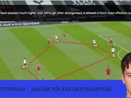 Tottenham - Análise Pós Jogo (Southampton)