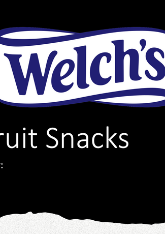 Welch's Fruit Snacks