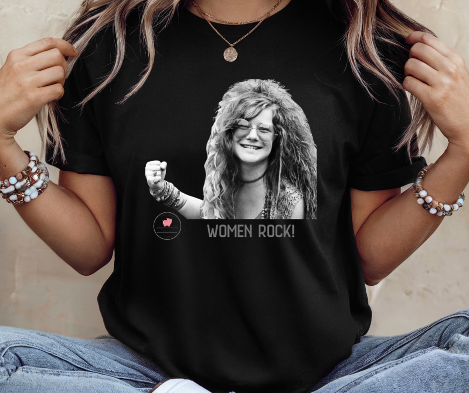 Women In Rock- "Women Rock" Graphic T-Shirt S-2X