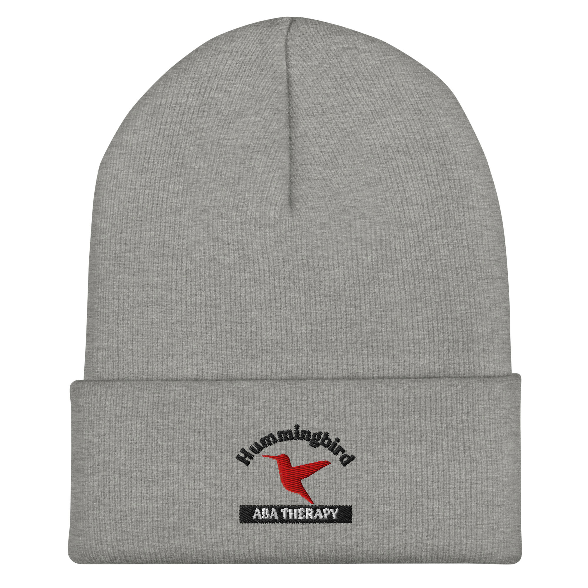 Hummingbird ABA Embroidered Cuffed Beanie