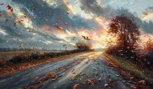 Bright Colors and Gloomy Skies