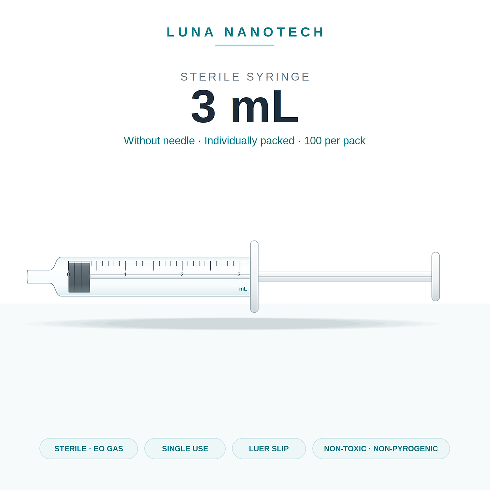 Thumbnail: Sterile Syringe without Needle, Luer Slip – 1 mL to 50 mL
