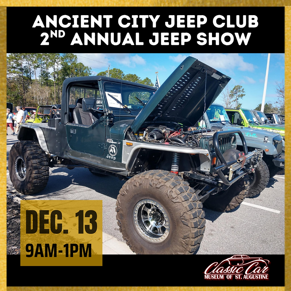 Ancient City Jeep Club’s 2nd Annual Jeep Show & Shine Rolls into CCM!