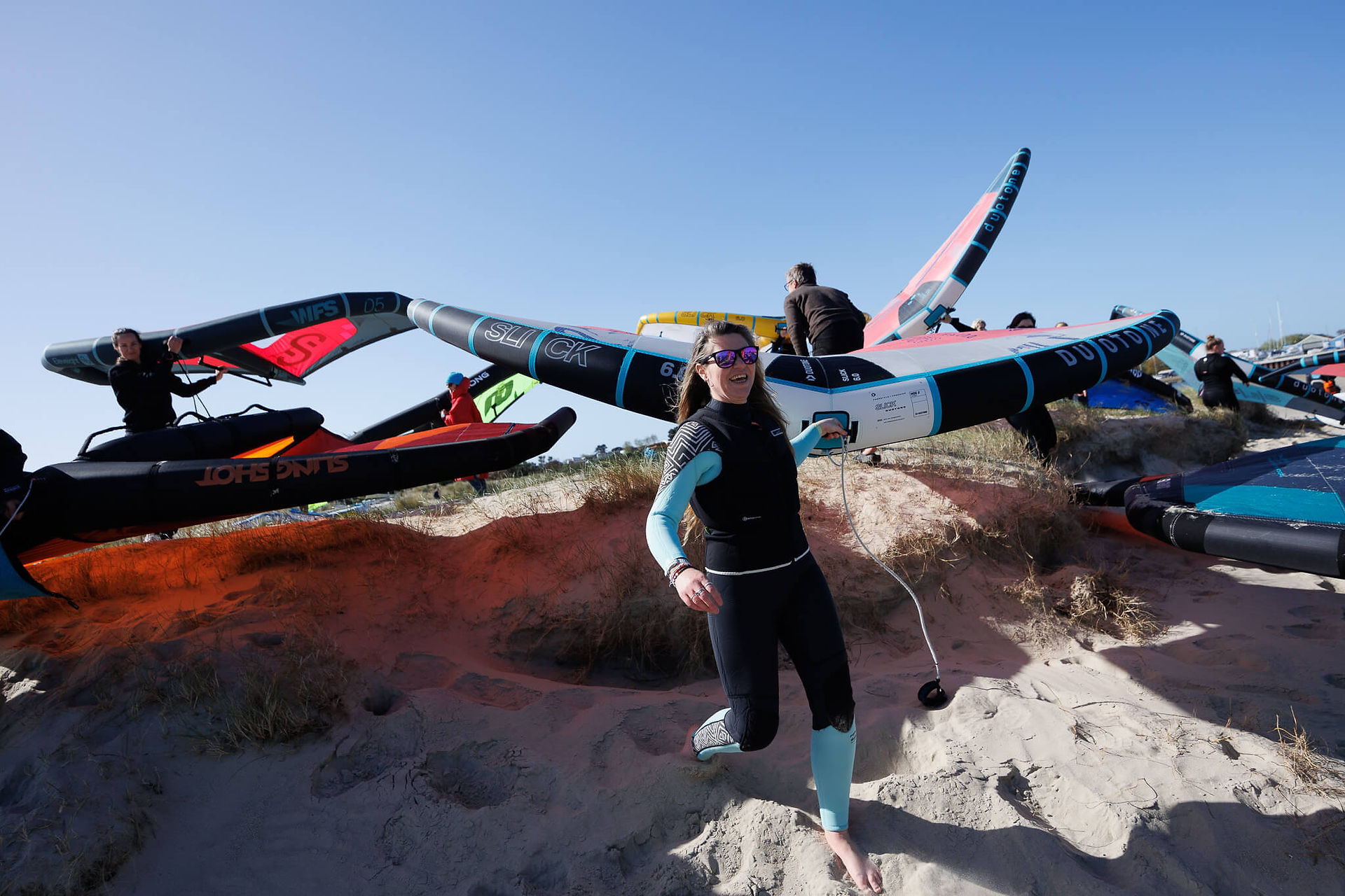Wing Foiling at Hayling with She Flies