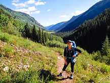 Backpacking trip through the Colorado Wilderness near Aspen, Colorado