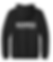 ZIPPER HOODIE (Z3), Black. Back Shown. ​ $40