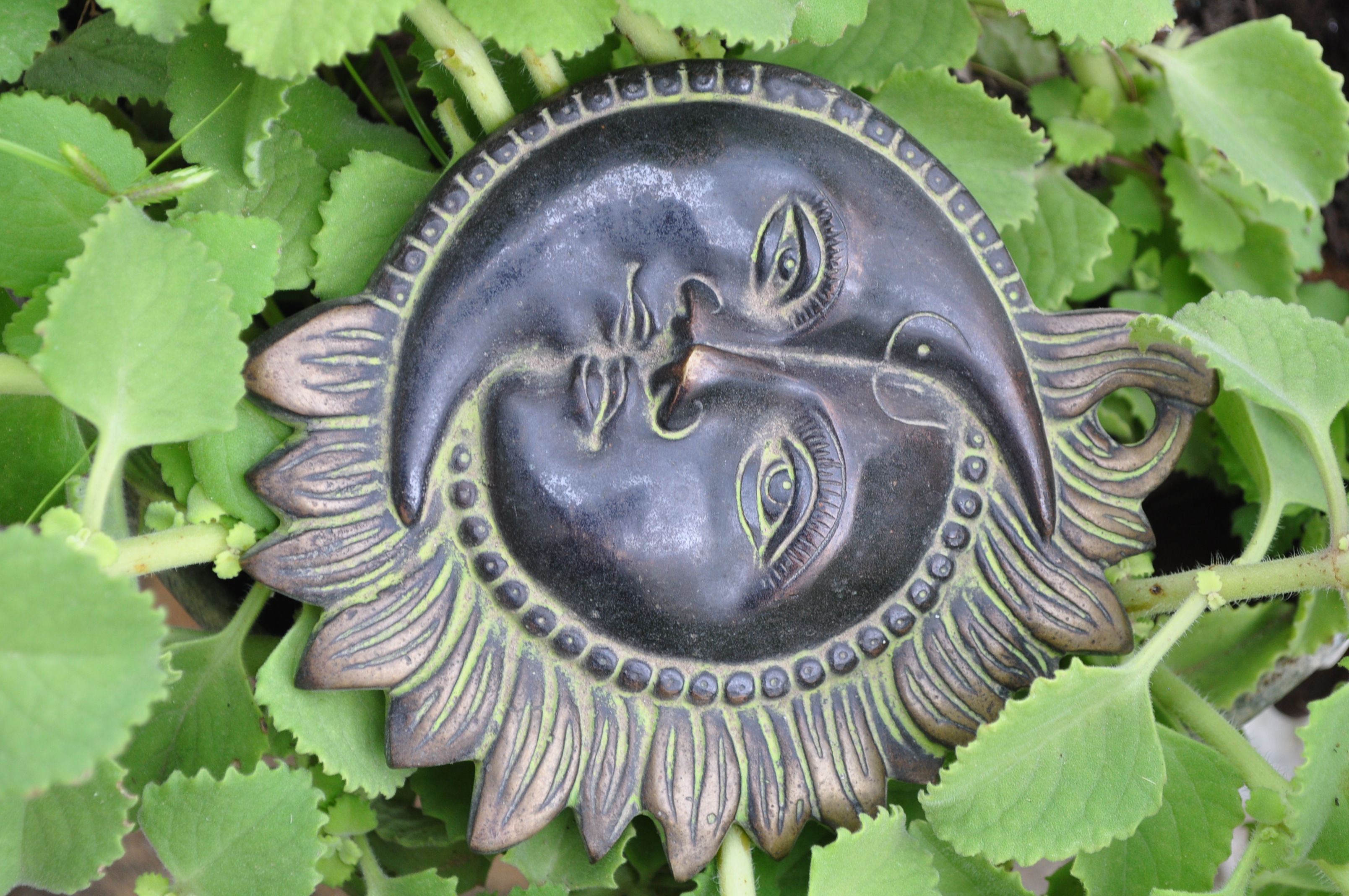 Kotsa | Sun Moon Sculpture | Sun Moon Statue | Sun Moon Wall Decor | VH32