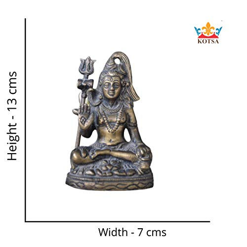 Thumbnail: Kotsa | Shiva Sculpture | Shiva God Statue | Shiva Sitting Statue | VH08