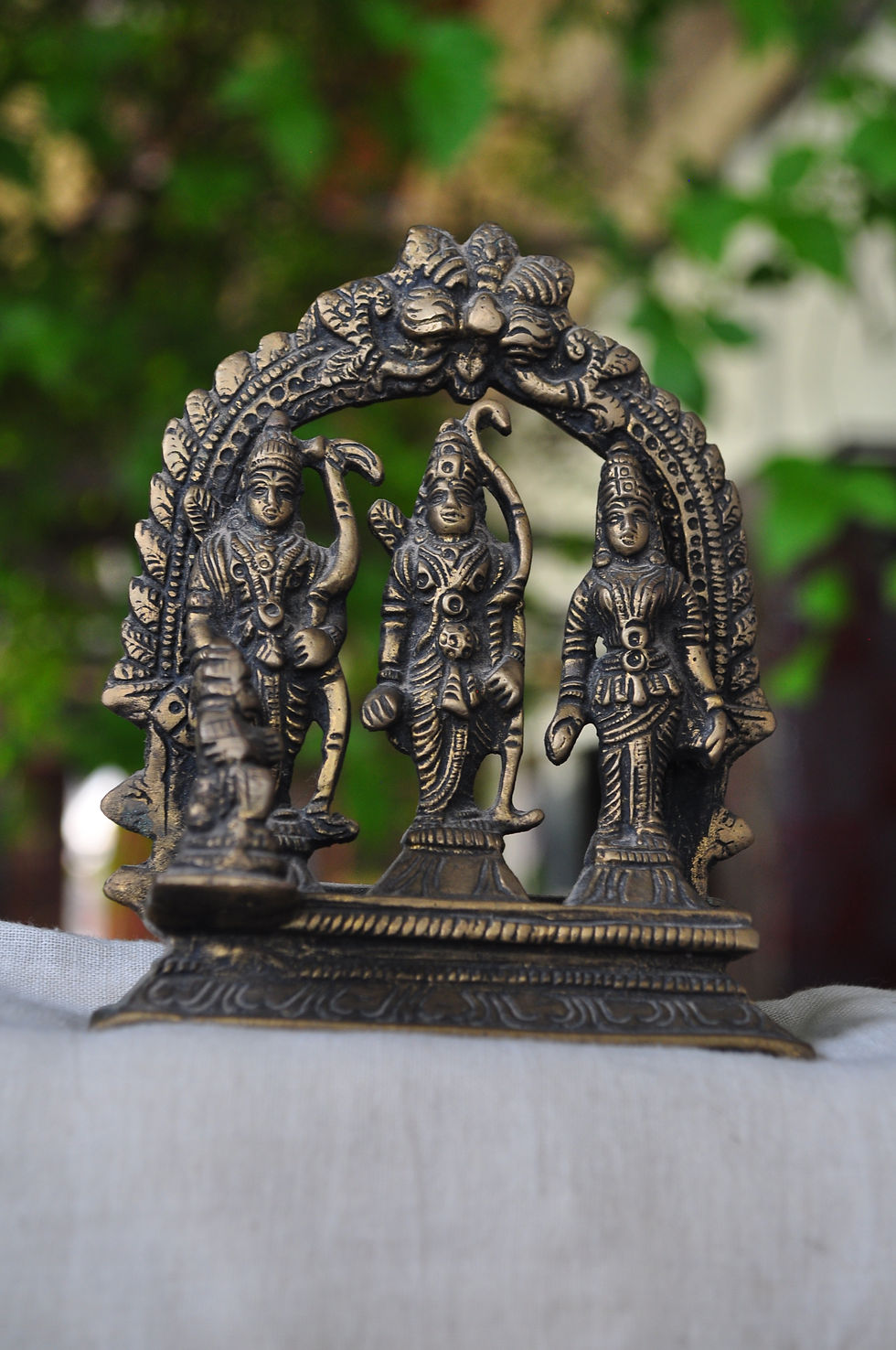 Thumbnail: Kotsa | Rama Family Sculpture | Rama God Statue | Rama Sitting Statue | VH11
