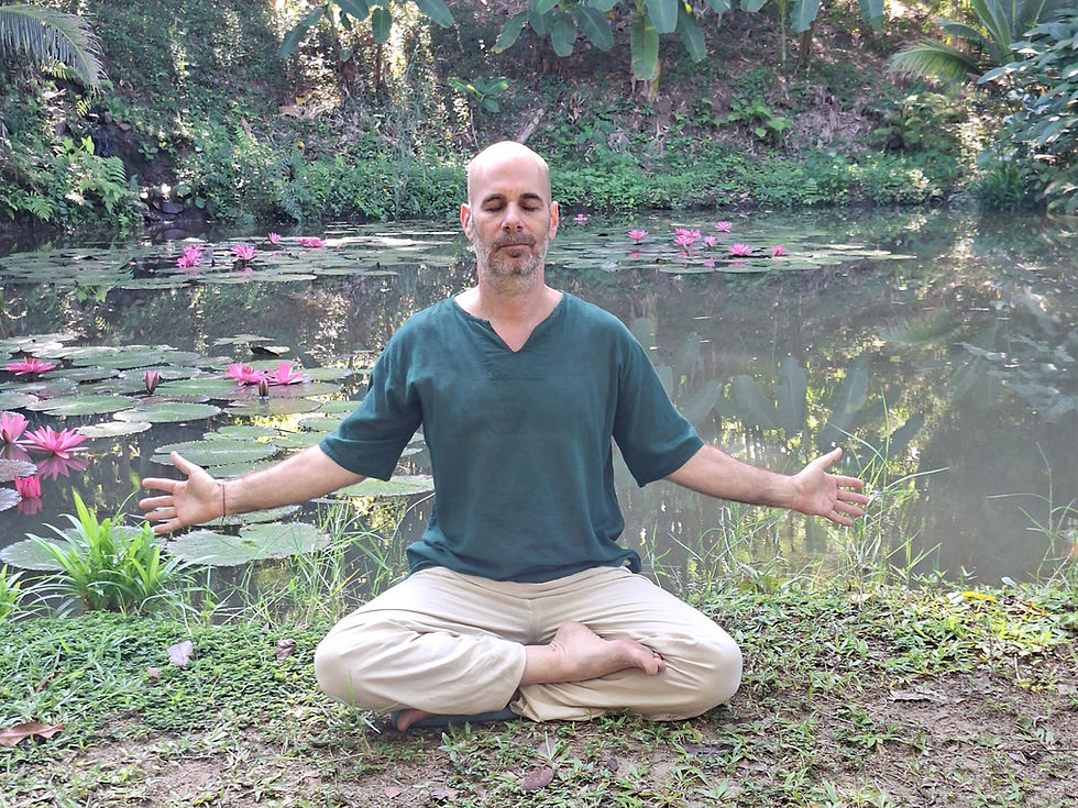 Ariel Mayrose practicing Qigong. Pai, Thailand