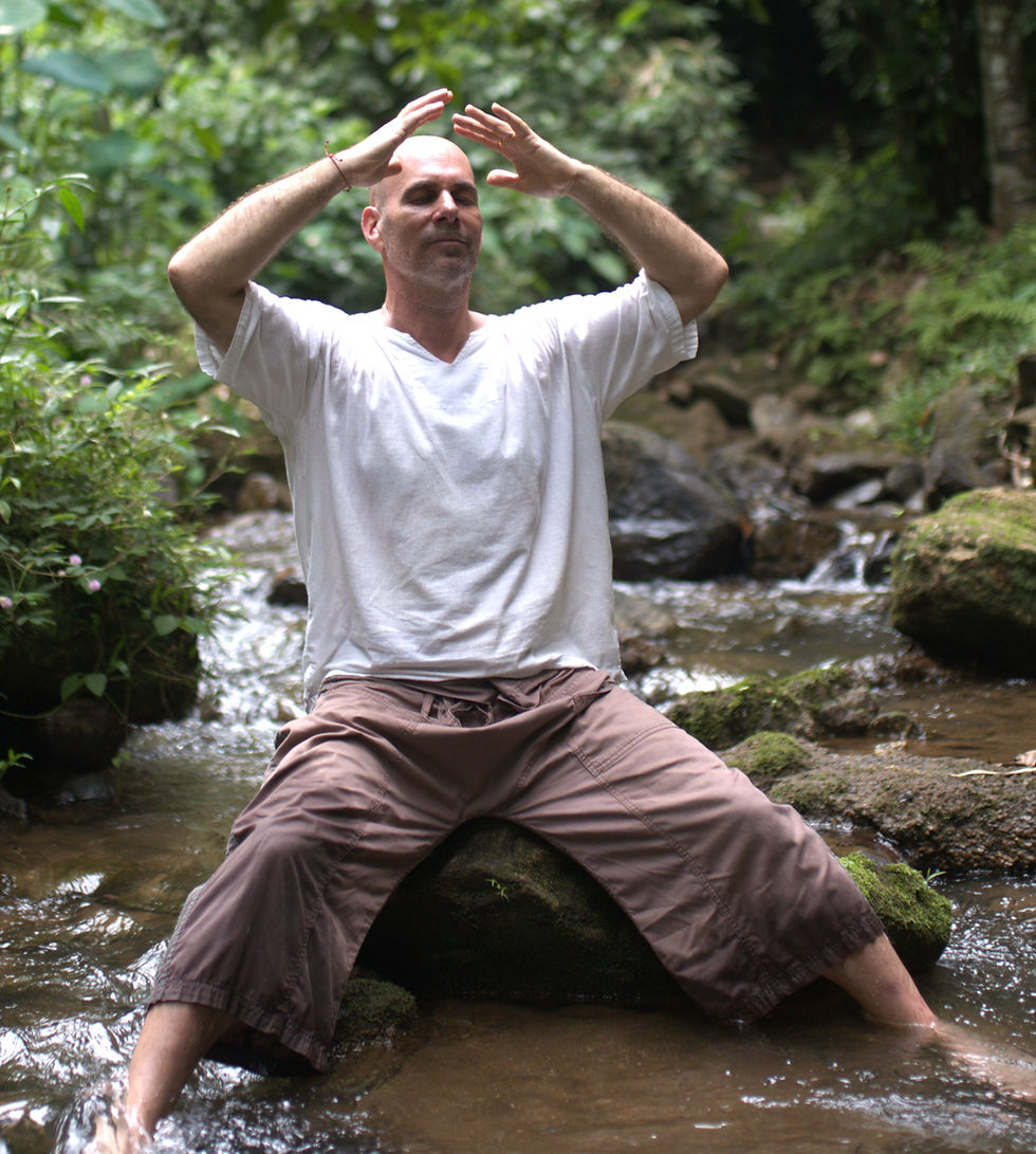 Healing Qigong - gathering qi at the river