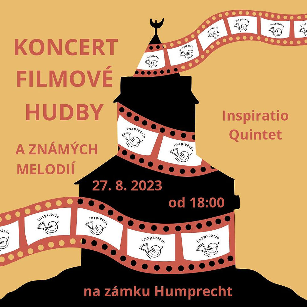 Koncert filmových melodií na zámku Humprecht, Sobotka