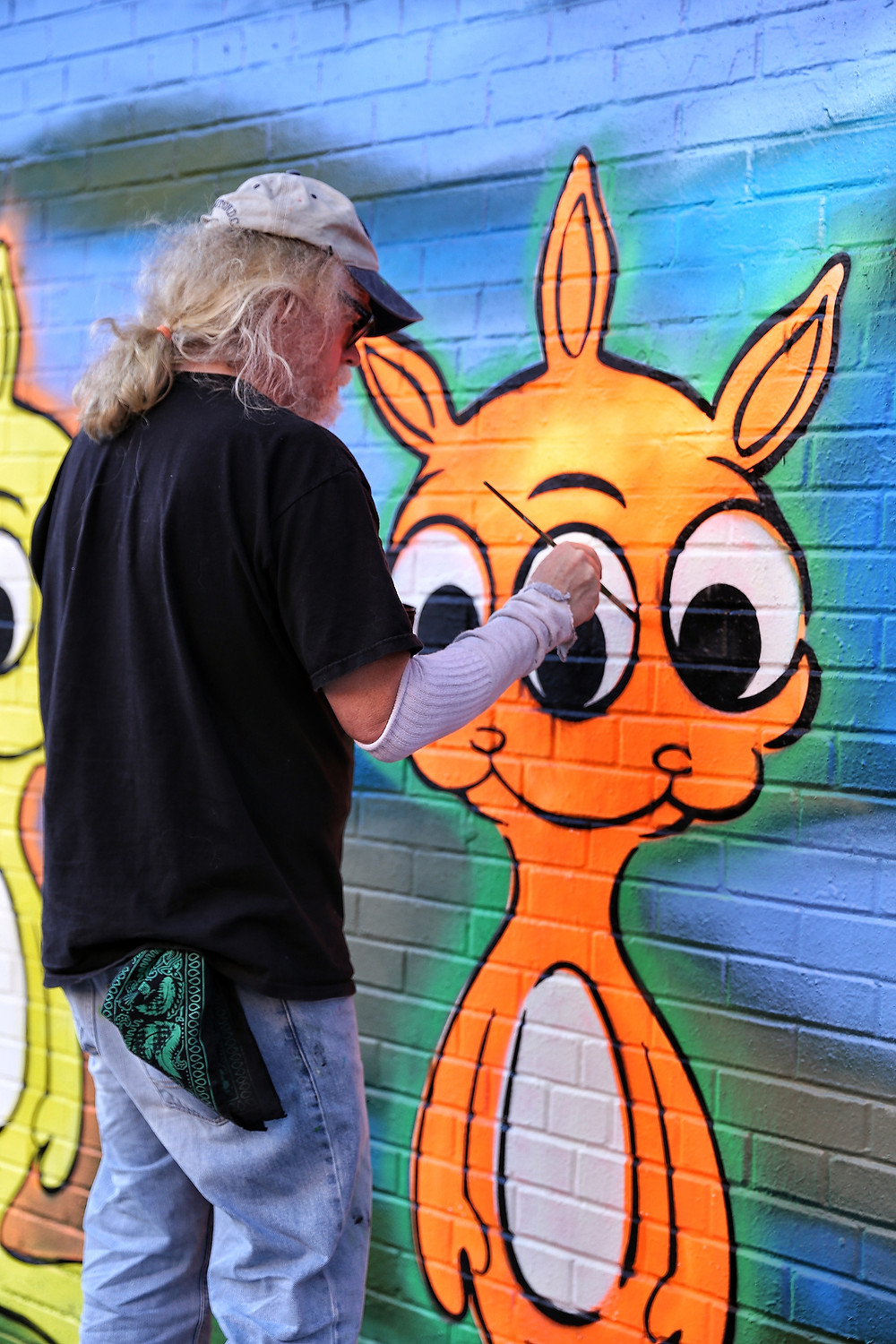 Ron English in East Village, NYC