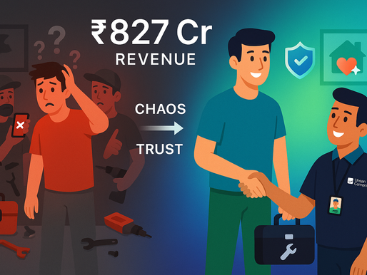How Urban Company Generated ₹827 Crore Revenue by Solving India's Trust Problem: The Professional Service Branding Strategy That Organized Chaos