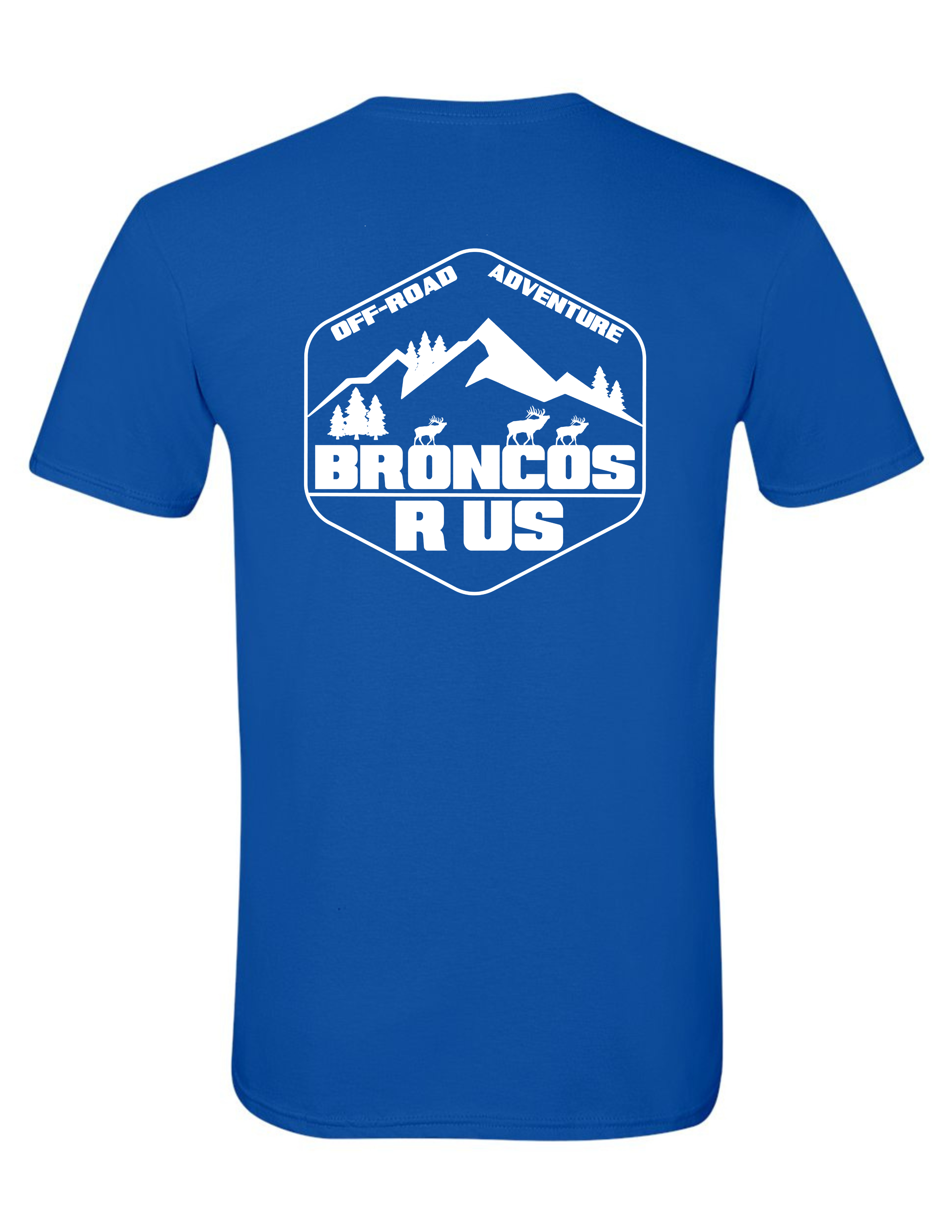 Royal Blue Broncos R Us Tee