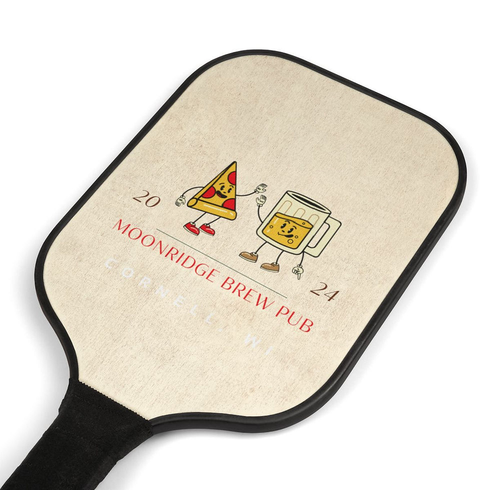 Thumbnail: MoonRidge Beer & Pizza Themed Pickleball Paddle Set