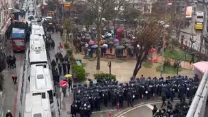 Kadıköy’de “Gazetecilere Özgürlük” yürüyüşüne polis engeli