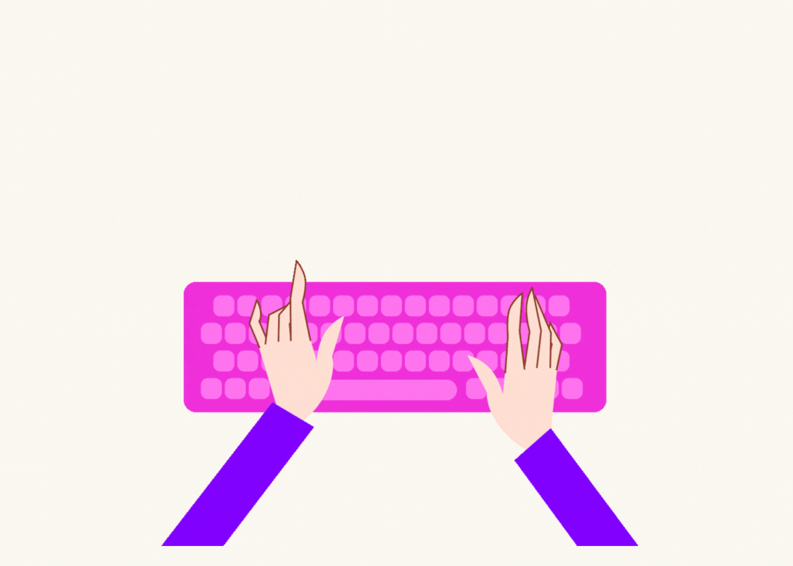 Lo que tú vales bloggea, Escribiendo, tipeo