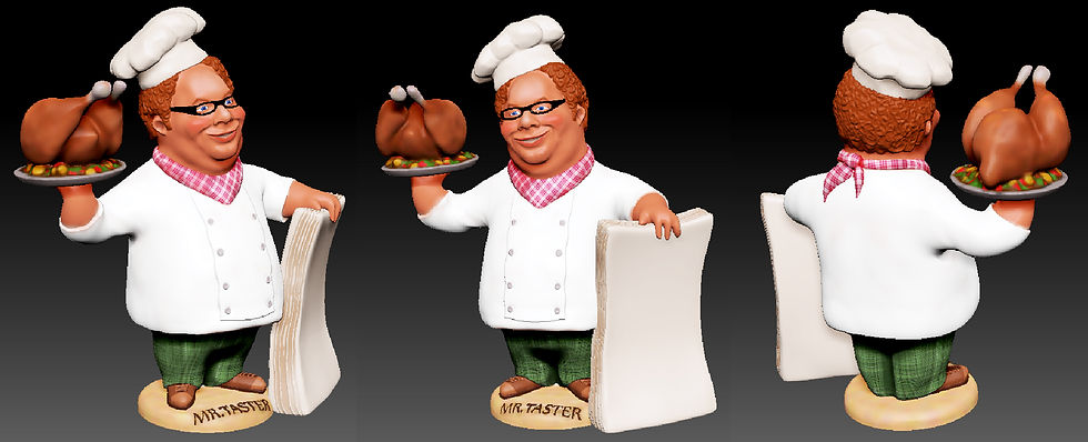 Mr Taster aşçı figürü