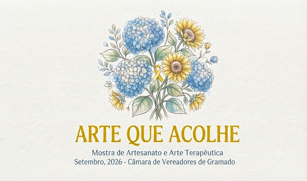 Arte que Acolhe: Mostra de Artesanato e Arte Terapêutica